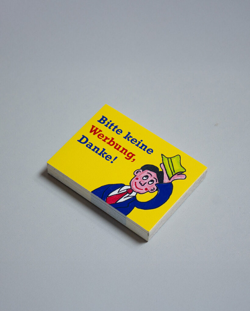Bitte keine Werbung Sticker (3er-Pack)